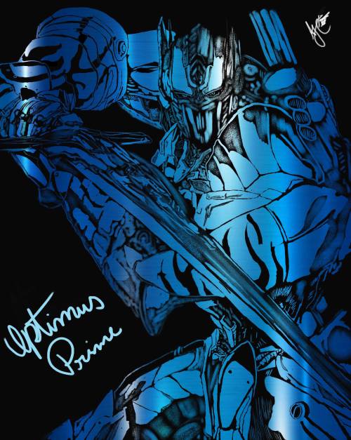 Optimus Prime Painting