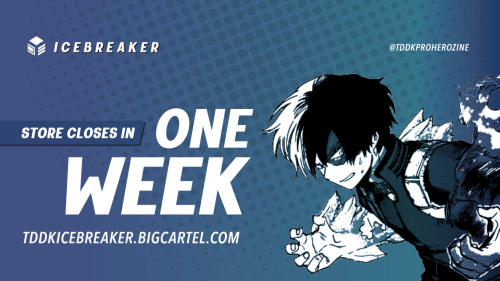 PRE-ORDERS CLOSE IN ONE WEEKYou have one week left to get your copy of the zine, and we only have 8 