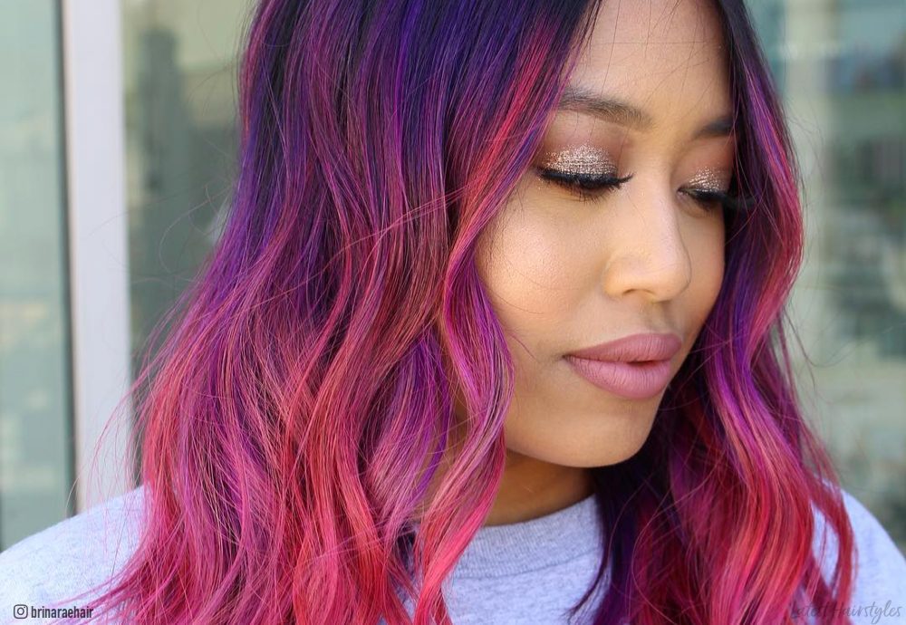 1. Half Purple and Half Blue Hair: 23 Ideas for a Bold and Beautiful Look - wide 2