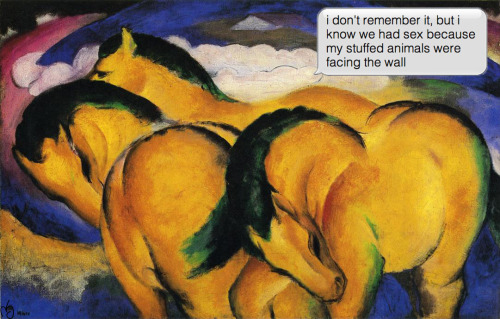 Franz Marc | Little Yellow Horses | 1912