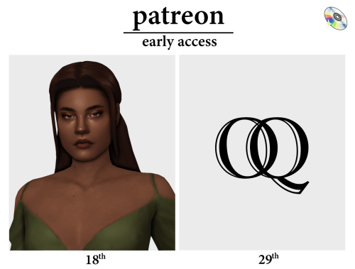 oakiyo: Patreon - Coming September: The first hair is available on my Patreon right now for all patr