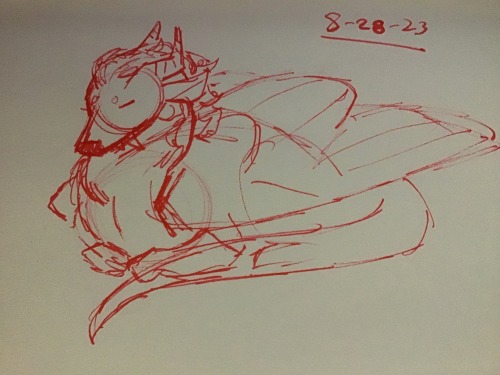 A Sketch From Yesterday, Plus Todays Sketches And Notes To Myself, All Done While Waiting For Classes