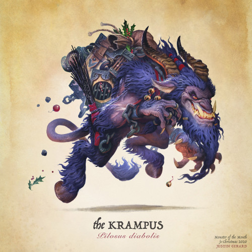  “The Krampus” Monster of the MonthJustin Gerardhttps://www.artstation.com/artwork/nYy