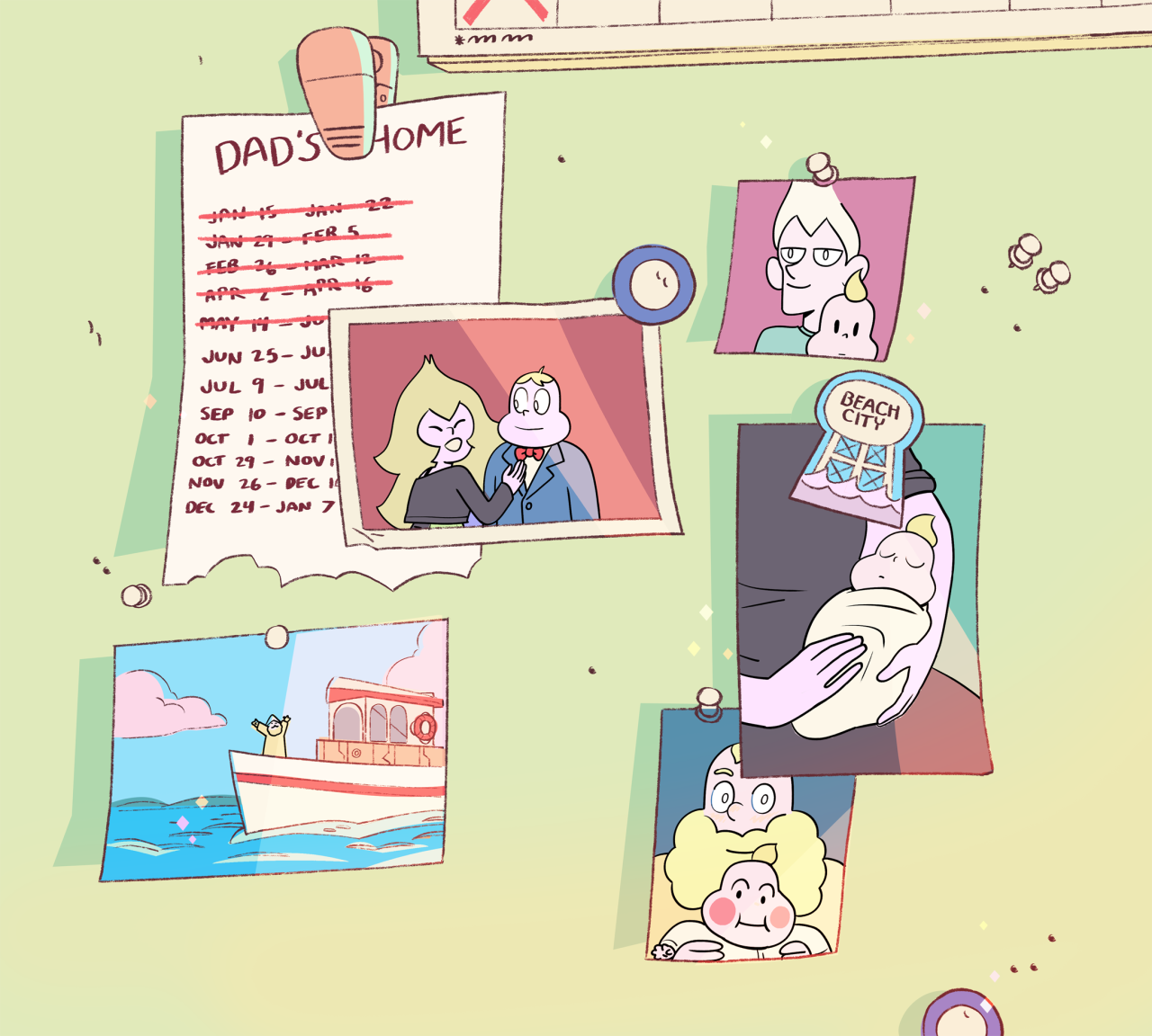 Part 1 of a selection of Backgrounds from the Steven Universe episode: Onion FriendArt