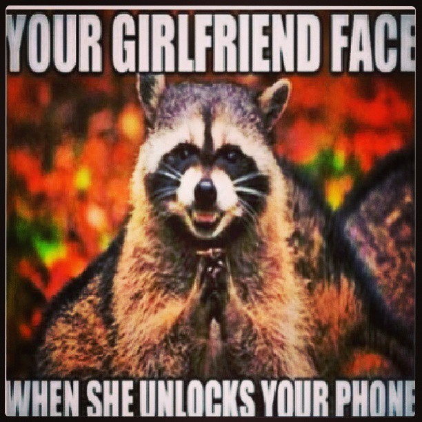 fuhkyofeelings:  #girlfriend #boyfriend #lmfao #raccoon #rns #viceversa #niggasbelike