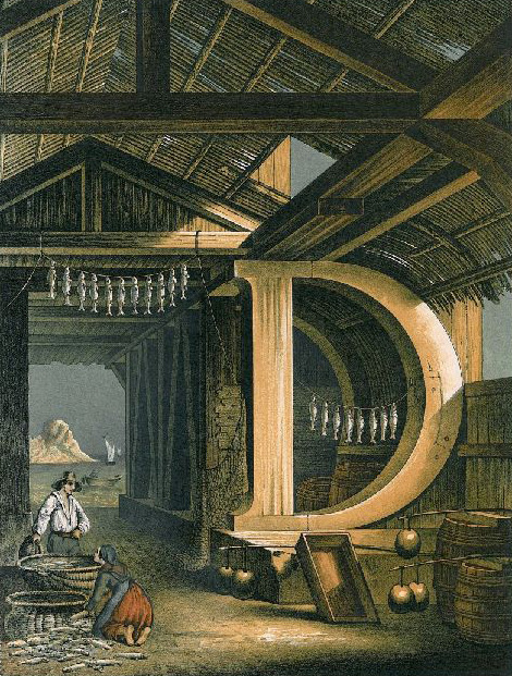 Jean Baptiste de Pian, Alphabet picturesque, 1843. Vienna. The portfolio shows 26 capital letters of