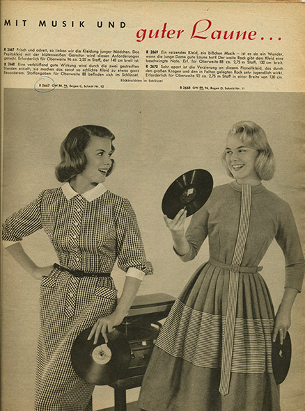Der neue schnitt 1957 - vintage magazine