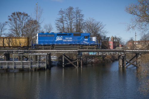ANew Look for the GLCGreatLakes Central Railroad unveiled a new paint scheme for its locomotives—her