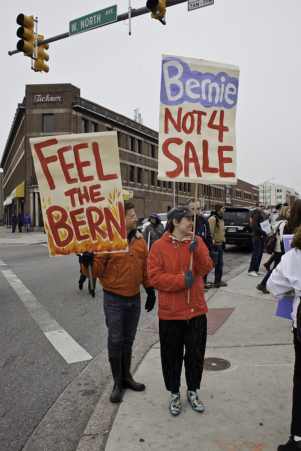 patgavin:  Bernie Sanders Rally &amp; March, Penn-North, Baltimore, Md 3/19/16