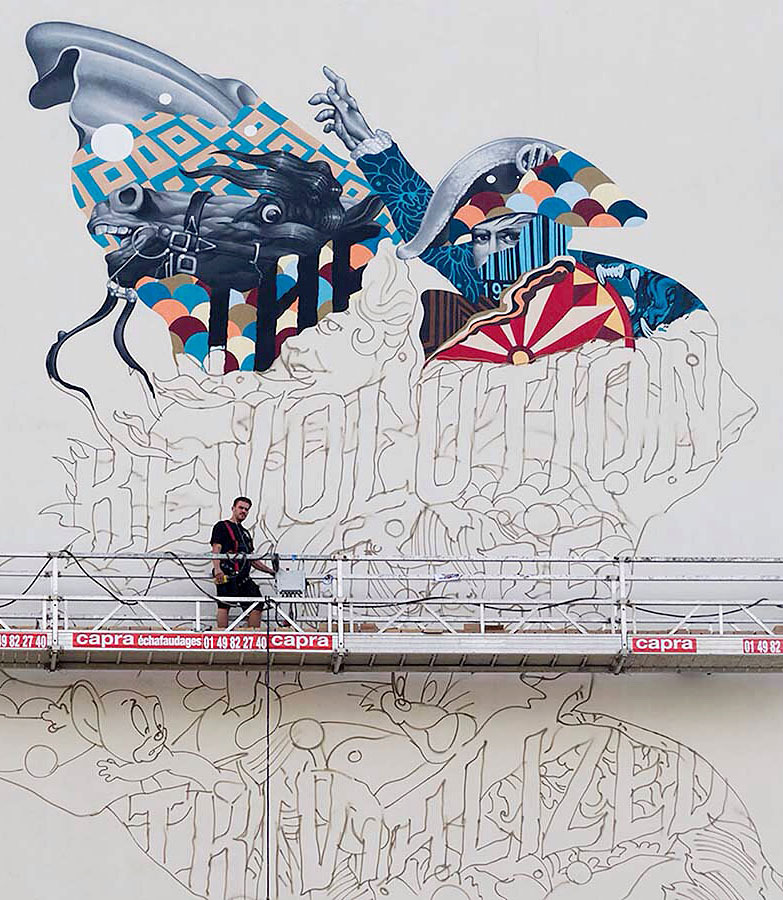 crossconnectmag:  Oversized Wall Murals by Tristan Eaton  Born in Los Angeles in