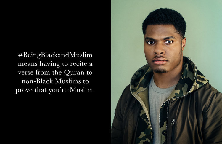 black-to-the-bones: Artist Shares Powerful Portrait Series On #BeingBlackAndMuslim