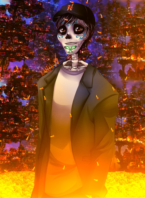 kamiki91:A long time since my last drawing….well i love COCO and BH6…And then born thi