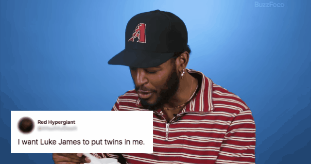 eerythingisshaka:Luke James Reads Thirst Tweets!