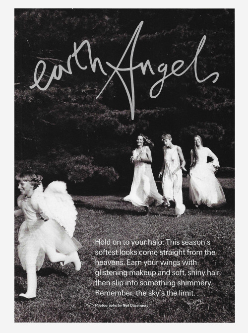 justseventeen:  December 1994. ‘Hold onto your halo: This season’s softest looks come straight from the heavens.’