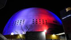 Globen / SWEDEN  on the evening of trikolorens