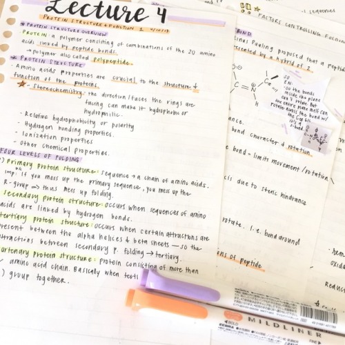 Lecture four notes! Notice the cute little star post it note on the upper right hand corner! It&rsqu