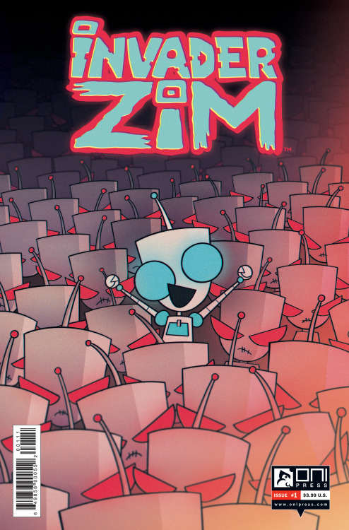 jessdrawz:  I just recently found out Oni Press released the Invader Zim comic I did a variant cover for!! It’s for issue #47