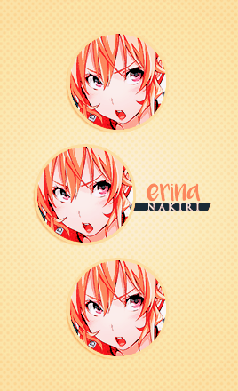 sawtsuki: anime character alphabet » Erina Nakiri || Shokugeki no Soma