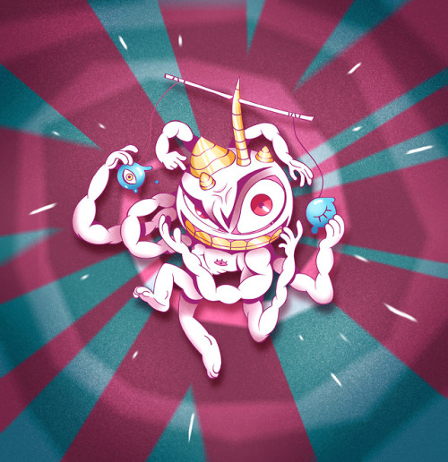 Another card from my card game “Power Punch”  Also, I’ve reached the 10K followers