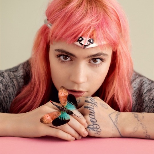 harder-than-you-think:  Grimes aka Claire Boucher for Teen Vogue, 2016. Photos by Ben Toms.