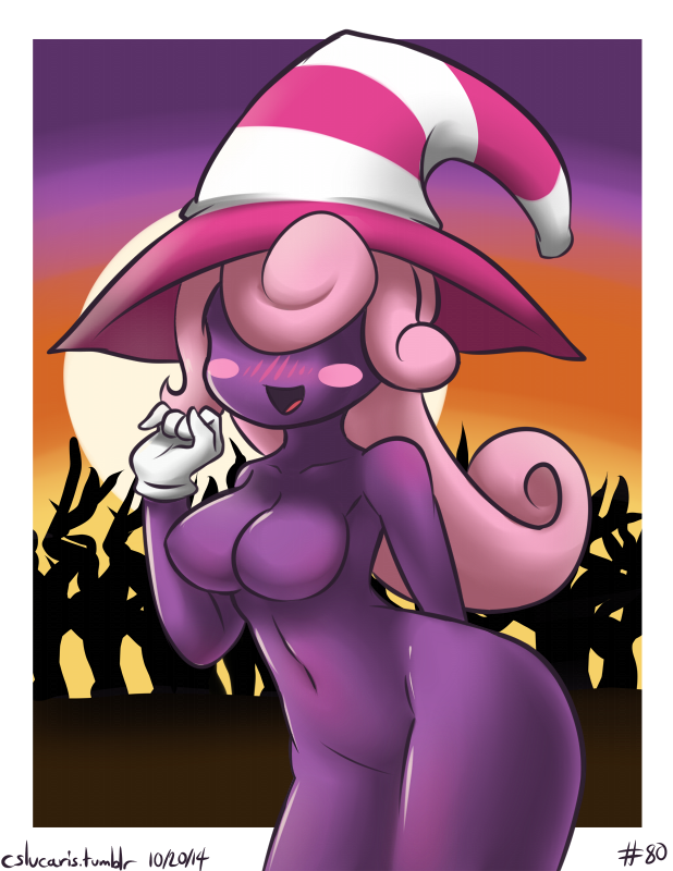 If scariness were adorableness then she would be the scariest witch of them all.