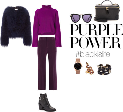 Сет #blackislife пользователя blackislifetag с chunky heel bootiesGolden Goose knit sweater, 19.905 