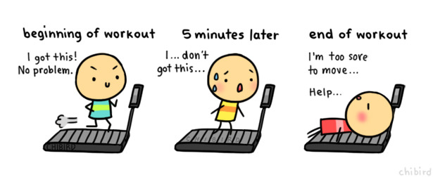 chibird:  If you’re like me and haven’t gotten around to regular workouts…