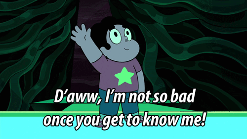 fuckyeahperidot:  fuckyeahperidot:Even after she posed a threat to all life on Earth and attempted to murder Steven in cold blood, Steven has shown nothing but kindness and a warm welcome to Peridot. And still.