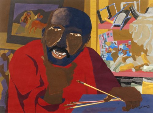 Self-portrait, 1977, Jacob Lawrence