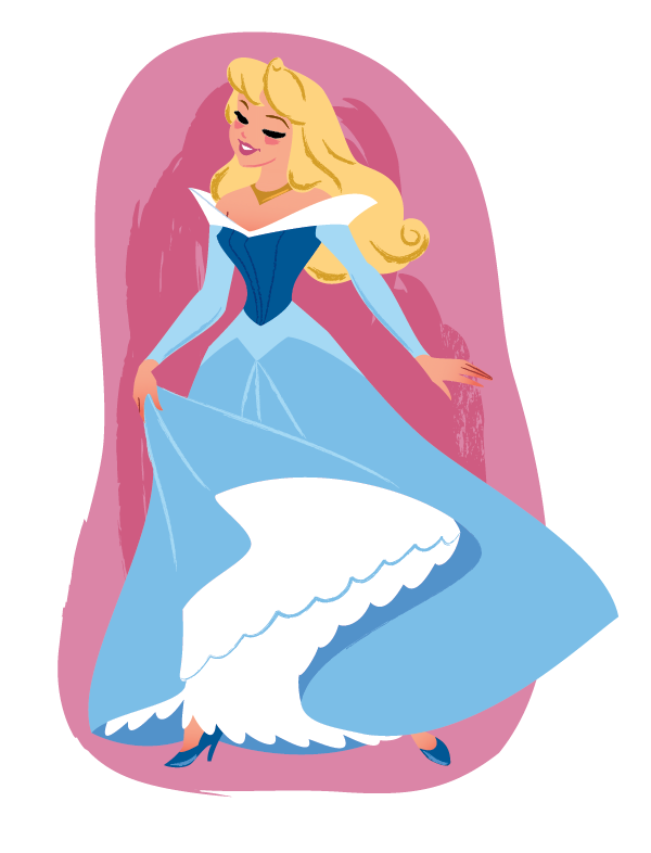 stevethompson-art:  Princess Aurora - (Sleeping Beauty) - Steve Thompson &copy;DISNEY