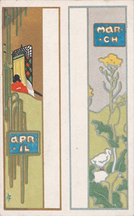 nobrashfestivity:Ichijô Narumi, Guidebook to the Four Seasons (Shiki no shiori), 1907Color lithograp