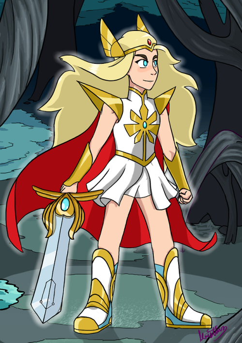 Decided to draw the new She-Ra from the upcoming Dreamworks show She-Ra and the Princesses of Power 