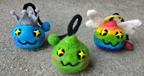 glyndarling:mintyliciousbjd:Behold, the “Holy Slime Trinity”! Which one is your favorite?$15/each wi