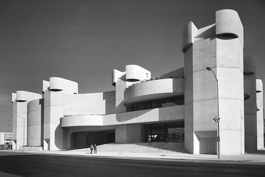 German Postwar Modern — Alley Theater (1968) in Houston, TX, USA, by...