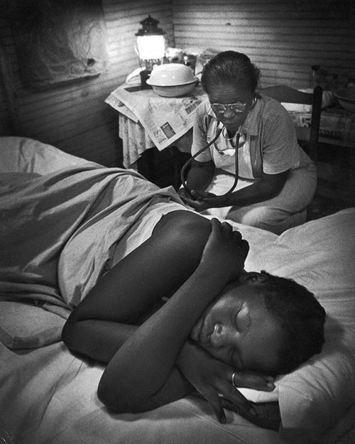 life:The opening image from W. Eugene Smith’s 1951 landmark photo essay: Nurse Midwife—Maude Callen 