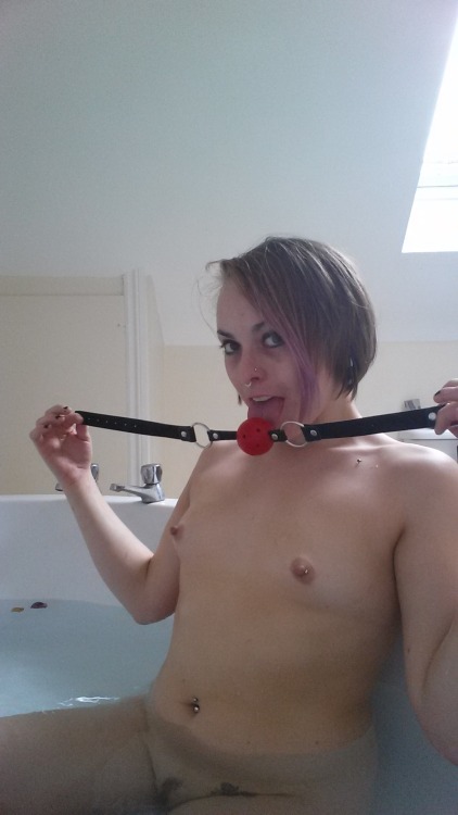 pixie-kinks:  ball gagged bath babe [vol. II]