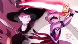 Alright, let’s talk about Mewni’s baddest badasses and also make absurd theories about them, just because we can.Eclipsa at this point doesn’t need any introduction, but we know that she’s known as the Queen of Darkness. She was married to an