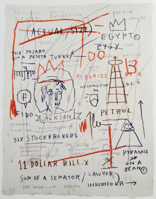 primary-yellow:  JEAN-MICHEL BASQUIAT UNTITLED (JACKSON), 1982 