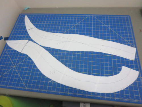 Remade the tail for my Nishiki / Kaden costume, previous tails for both this and the Ran costume wer
