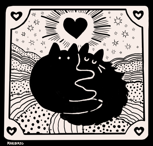 marbirds:  the love cats are complete! (and