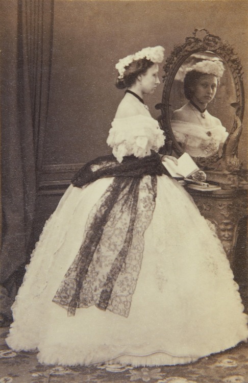Princess Louise, one of Queen Victoria&rsquo;s daughters, photographed by John Jabez Edwin Mayall, 1