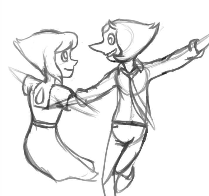 I have not drawn these two together in a while, hence why they look somewhtat weird.