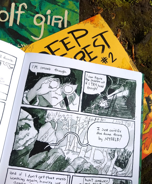 Deep Forest comics are back in my shop!there are comics growing in the woods :O I tried reprinting &