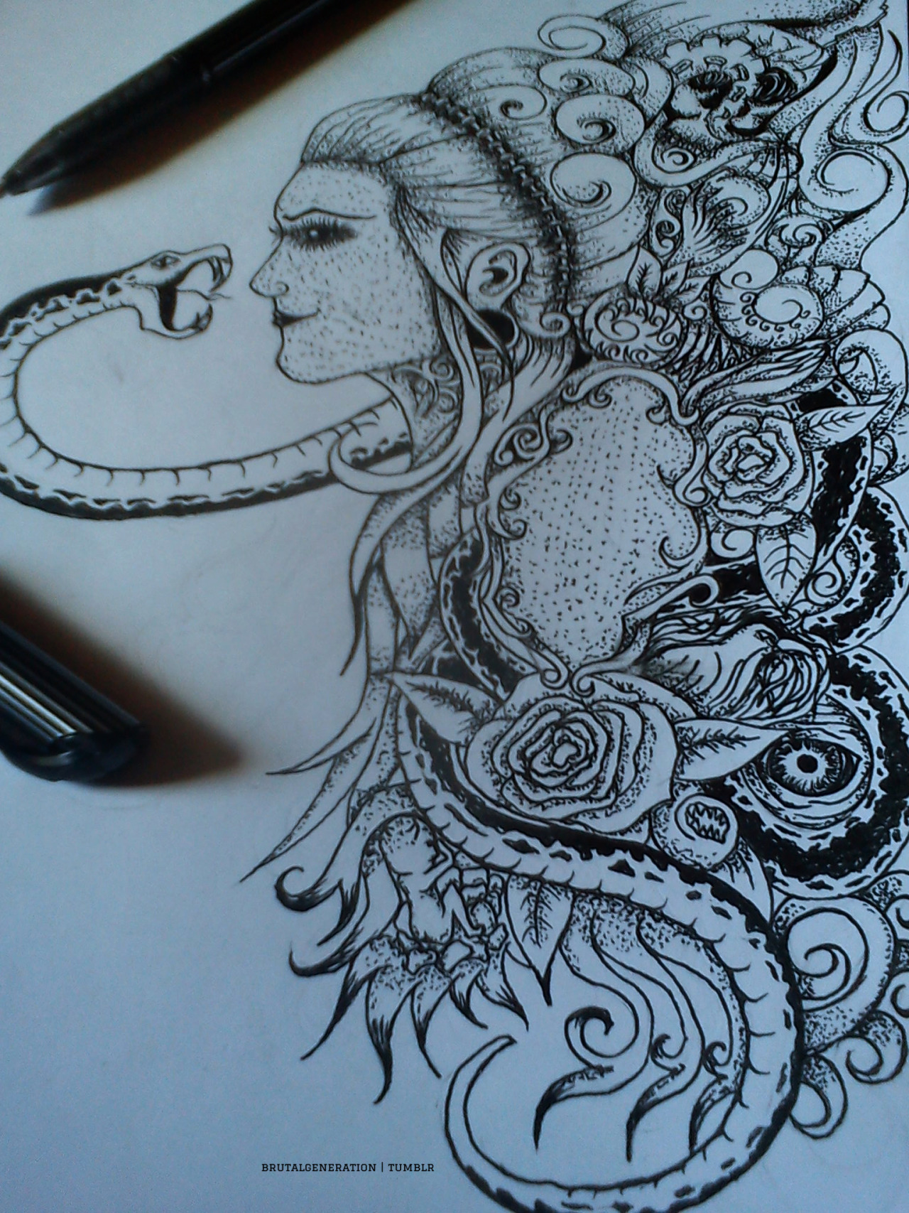 brutalgeneration:  VDT.080913 / 1check out my artwork here 
