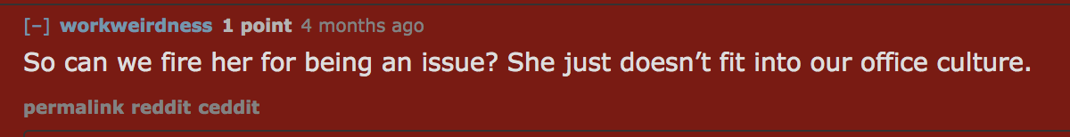 terefah:observant pregnant jewish woman goes to r/legaladvice because her coworker