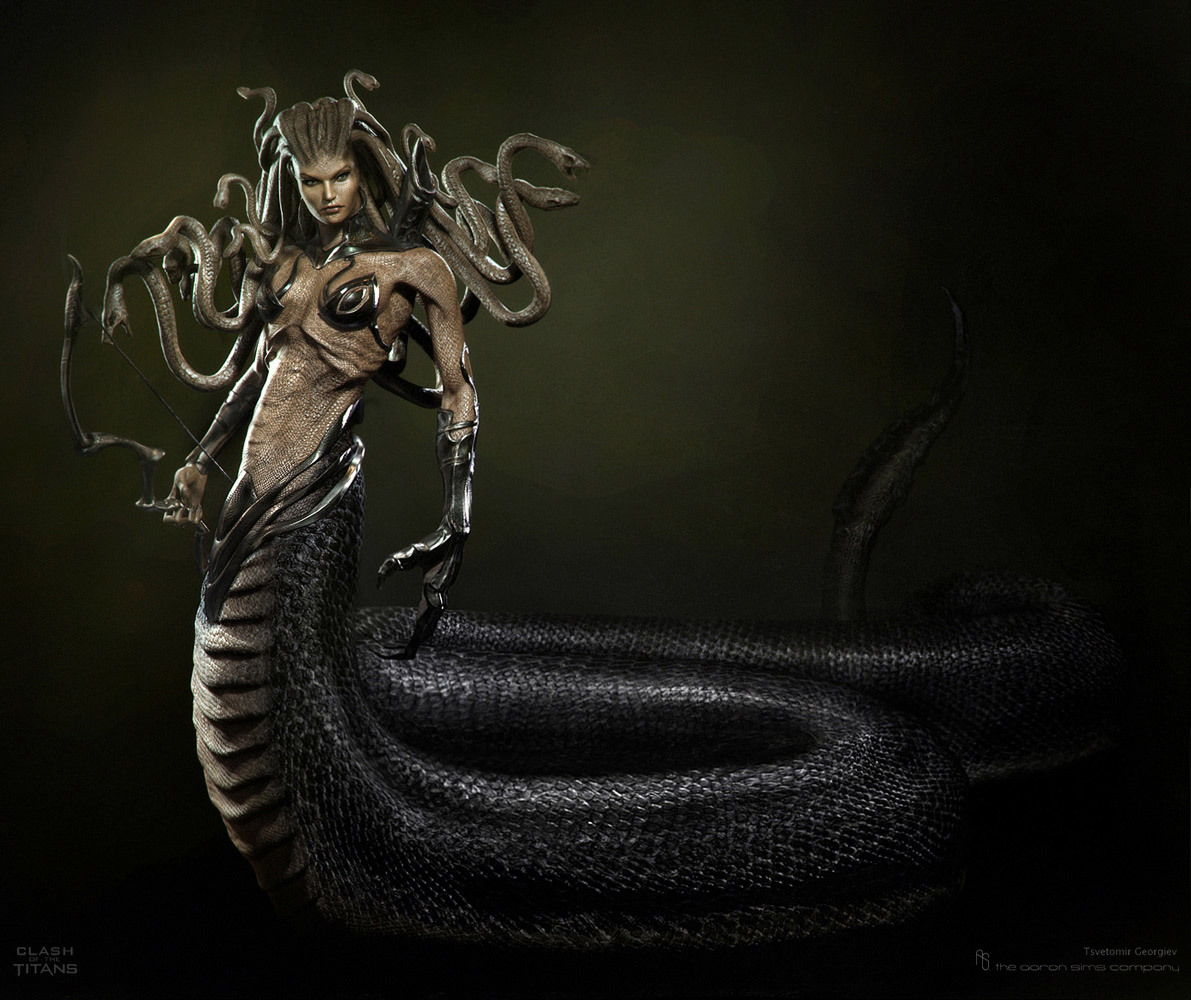 Medusa,by Tsvetomir Georgiev, from â€œClash of the Titansâ€ (2010) concept