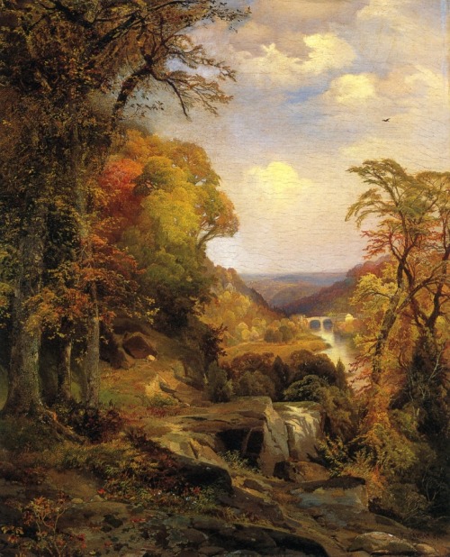 Day 457: Thomas MoranThomas Moran was born in 1837 in Bolton, Lancashire to two handloom weavers. Th