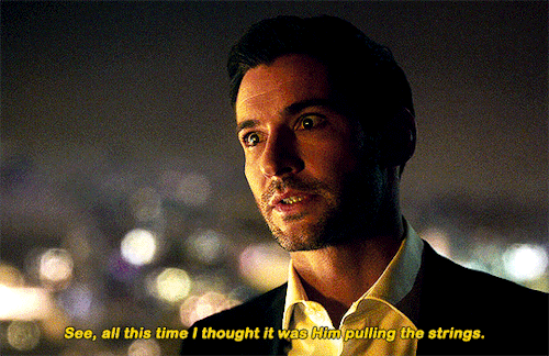 lucifergifs:Screw that. I blame Pierce. And, Big Guy? You and I are on rocky ground.LUCIFER | 3.24 “