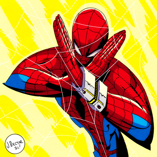 Quick #japanese #spiderman warmup this morning! Man, I really need to work on a #supersentai comic!