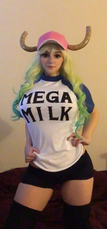 animenicolesmith: dastardlystache:  animenicolesmith: Dragon Milk?These are just some preview super unedited shots but I’m rly excited about how the real pictures are gonna come out!  I’m half surprised that you didn’t do the iconic Mega Milk lean